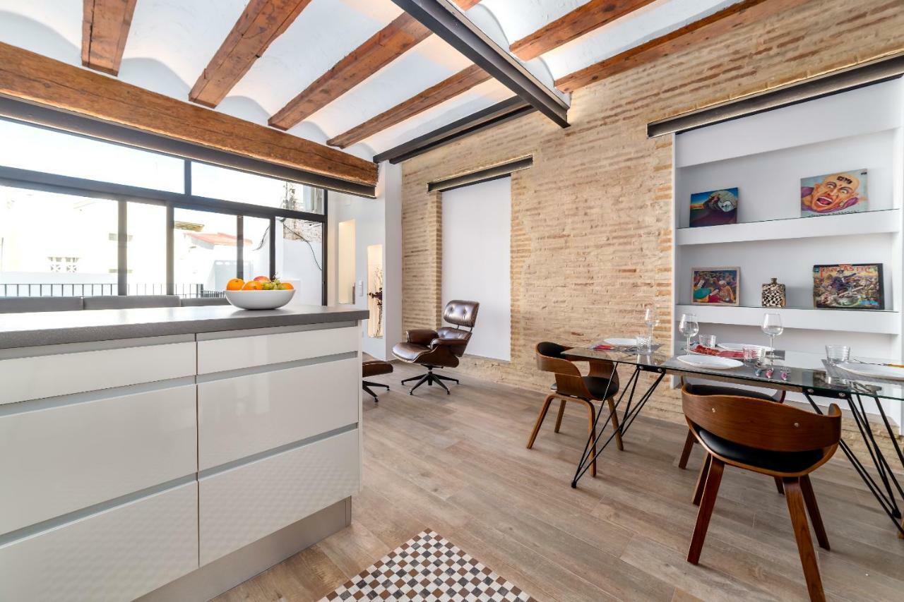 Florit Flats - Center Luxurious 1Br 1Ba Terrace Wi-Fi Ac Lejlighed Valencia Eksteriør billede